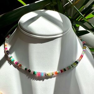 ☀️Forever Summer! Multicolor Stone Beaded Necklace.